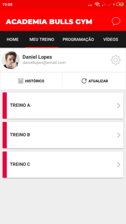 Aplicativo personalizado